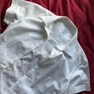 Brooks Brothers white button up! New with tags, retails for $55!
